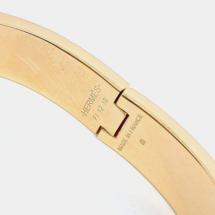 Pre Owned Hermes Gold Tone Clickash