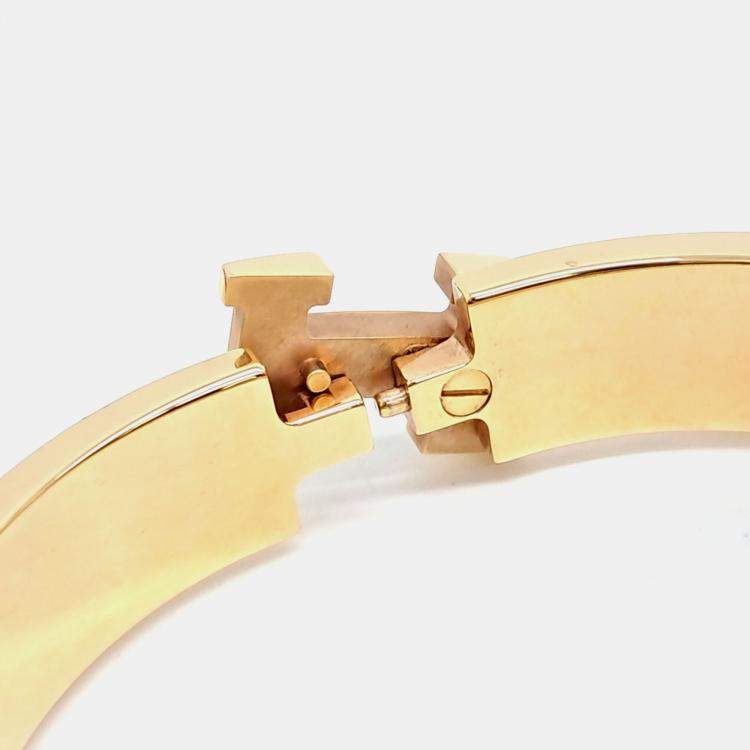 Pre Owned Hermes Gold Tone Clickash
