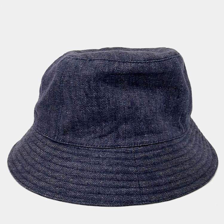 Pre Owned Hermes  Denim Bucket Hat