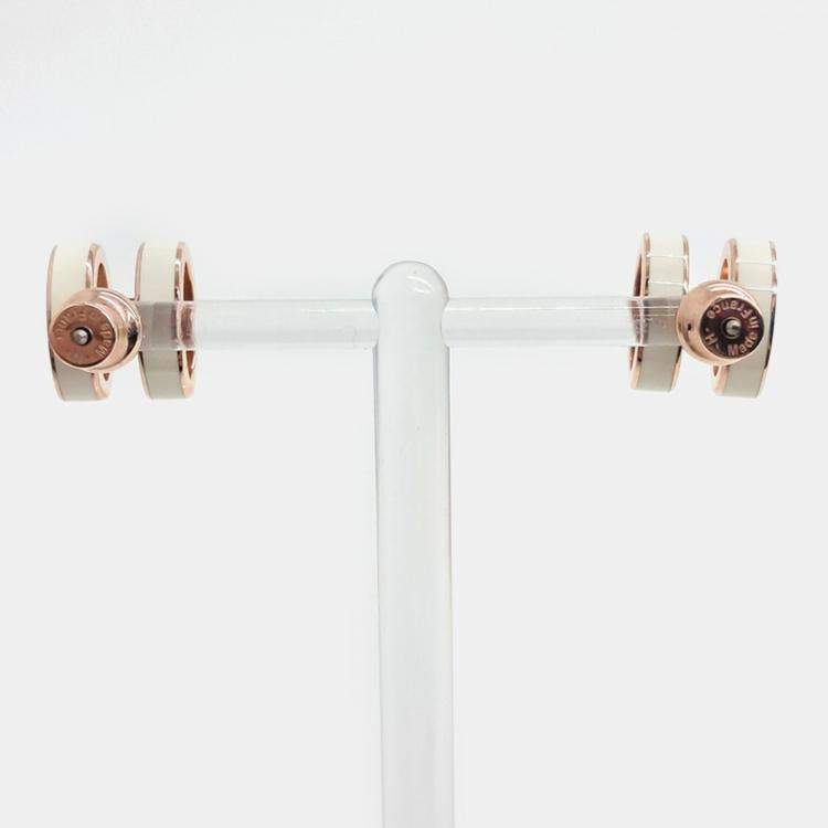 Pre Owned Hermes Pop H logo earrings