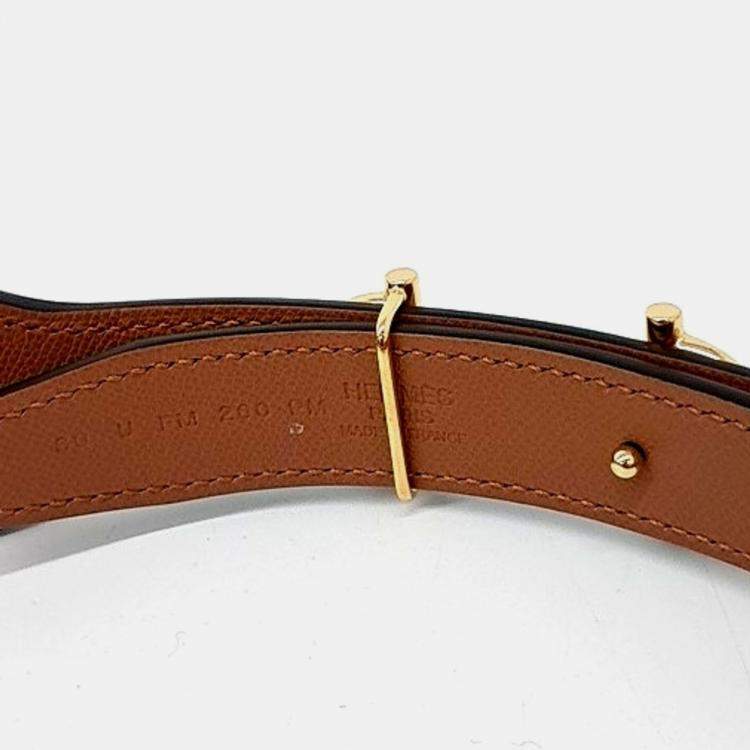 Pre Owned Hermes Gamma Reversible Belt