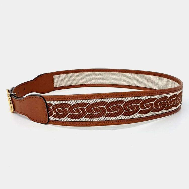 Pre Owned Hermes Gamma Reversible Belt