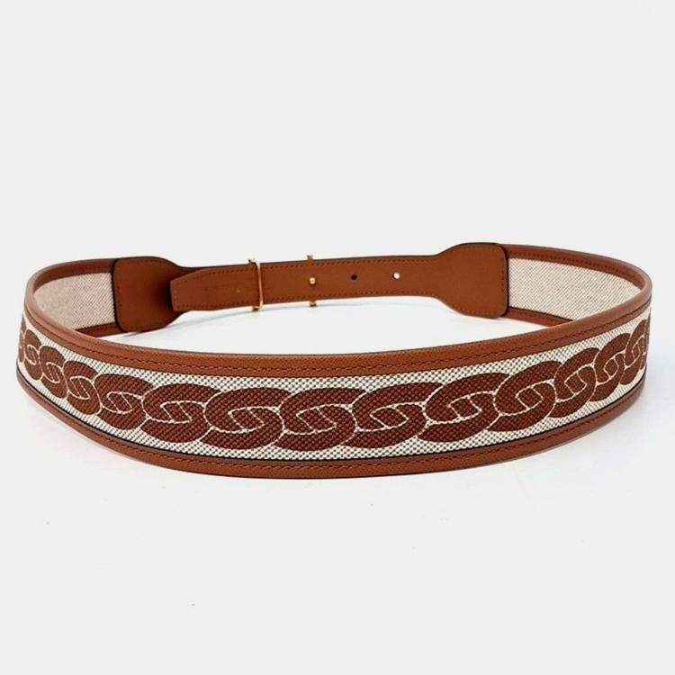 Pre Owned Hermes Gamma Reversible Belt
