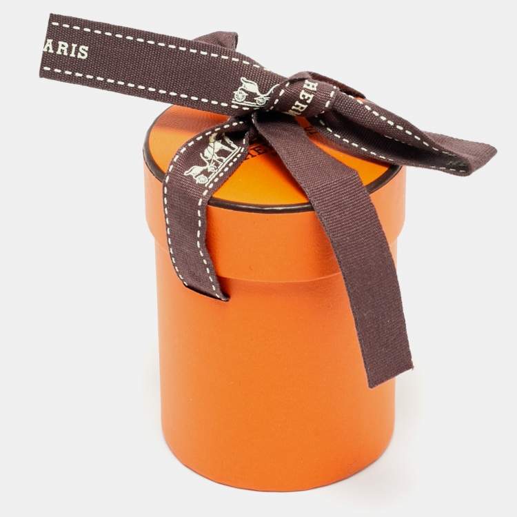 Pre Owned Hermes Blue Silk Funny Ice Cream Twilly 