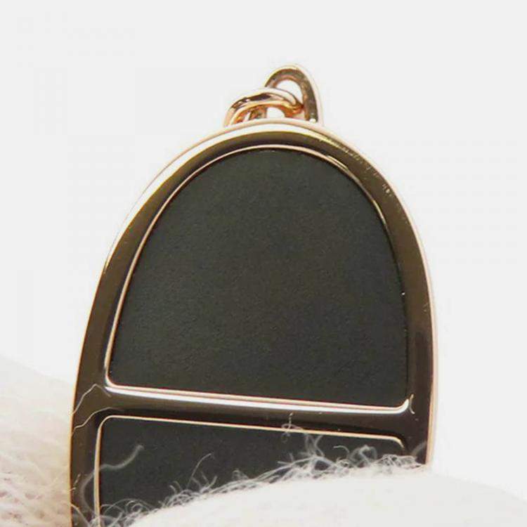 مملوكة مسبقًا Hermes Chaine D'Ancre Bracelet Verso Size XS 18k Rose Gold and Black Ceramic