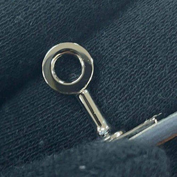 Pre Owned Hermes Mini Kelly Double Tour Bracelet Size T2 Silver Chevre Shamqila