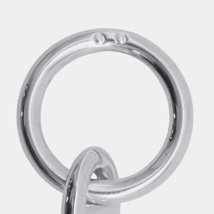 Pre Owned Hermes Chaine D'Ancre Necklace 43 Frames Size Pm Sv925