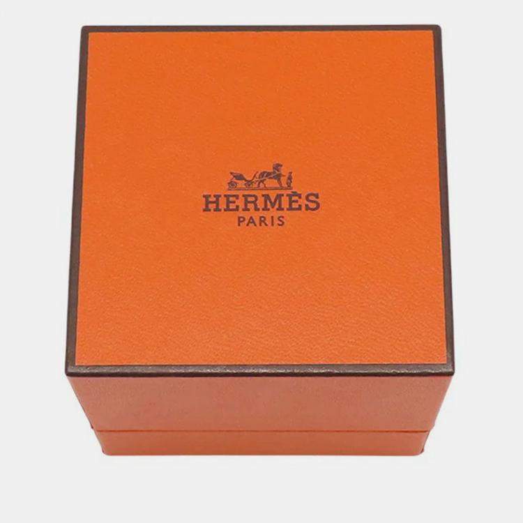 مملوكة مسبقًا Hermes Chaine D'Ancre Anchene Ring Size Pm/51/#11 Sv925