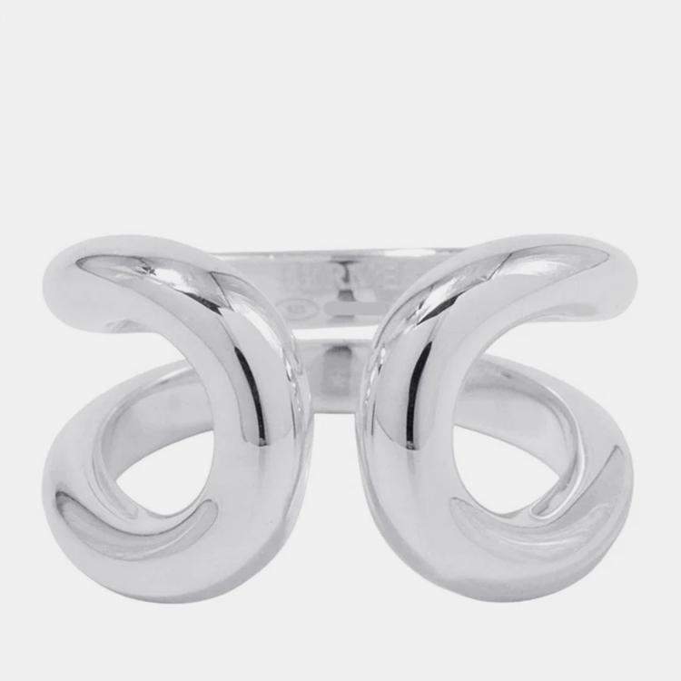 Pre Owned Hermes Lima Ring Size Pm/51/#11 Sv925