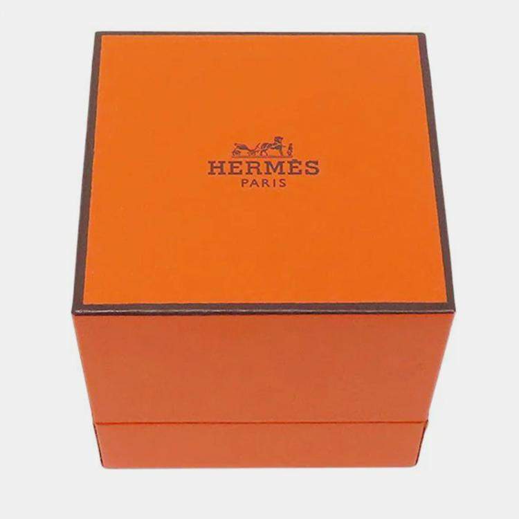 Pre Owned Hermes Chaine D'Ancre Anchene Ring Size Pm/51/#11 Sv925