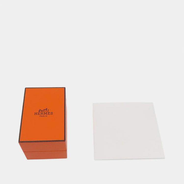 Pre Owned Hermes Caba Cityslide Clutchertige Ring Size 48/#8 Sv925