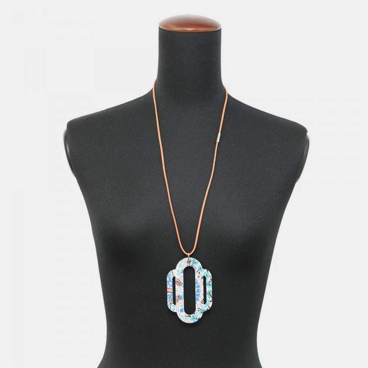 مملوكة مسبقًا Hermes Attrage Pendant Multicolor Metal Leather