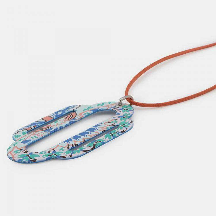 مملوكة مسبقًا Hermes Attrage Pendant Multicolor Metal Leather