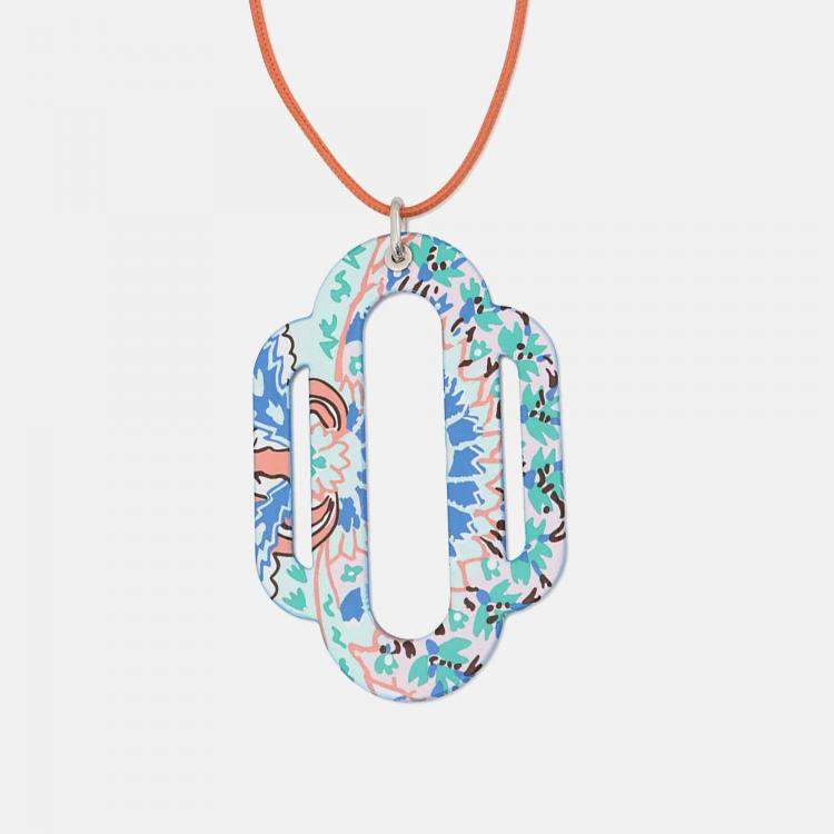 مملوكة مسبقًا Hermes Attrage Pendant Multicolor Metal Leather