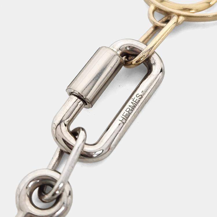 Pre Owned Hermes Metal Charm Key Ring