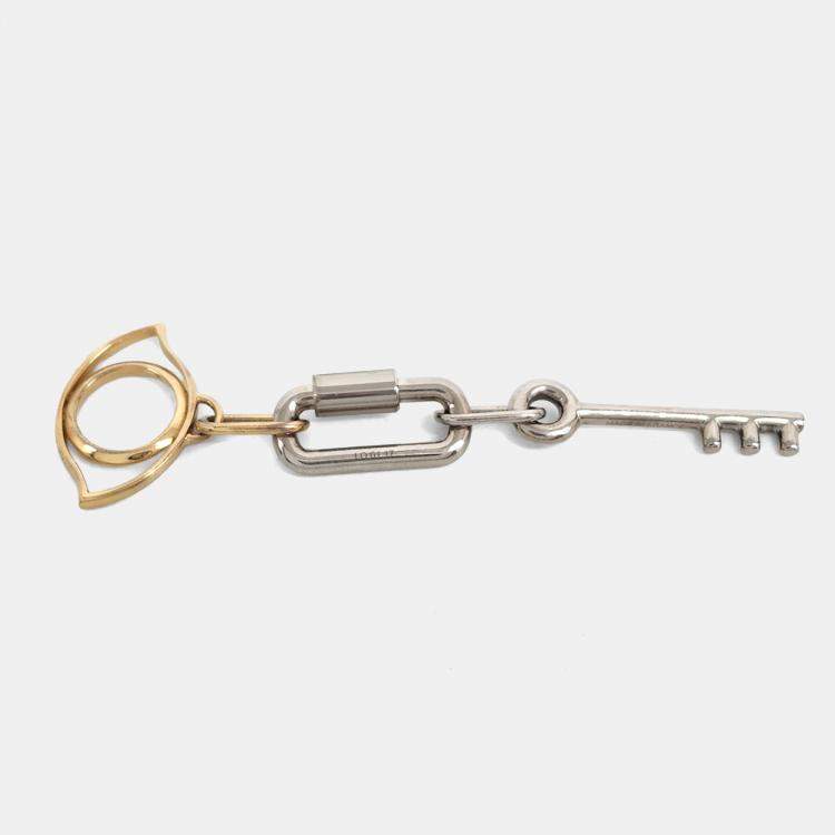 Pre Owned Hermes Metal Charm Key Ring