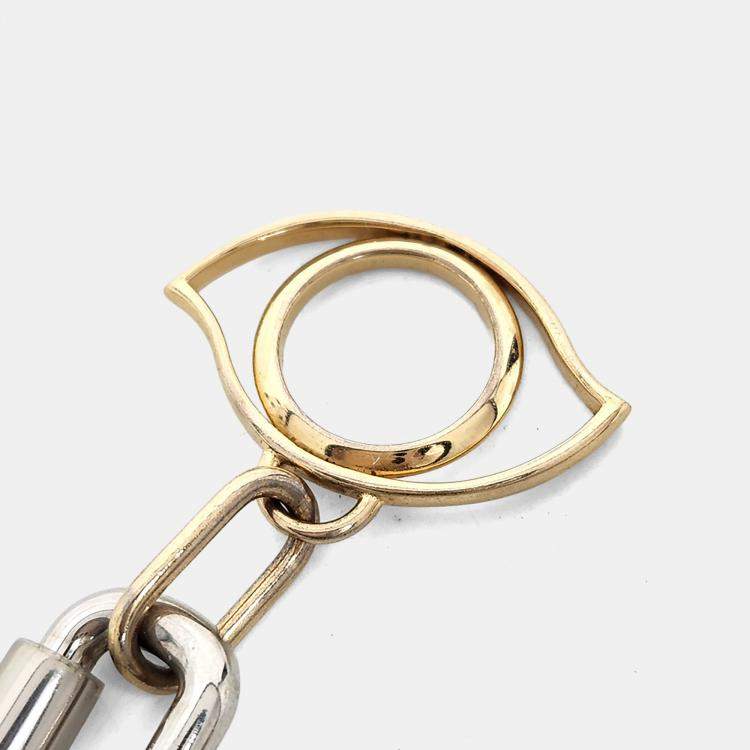 Pre Owned Hermes Metal Charm Key Ring