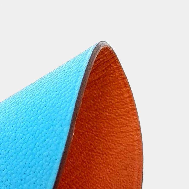 Pre Owned Hermes Red Blue Leather Clicage