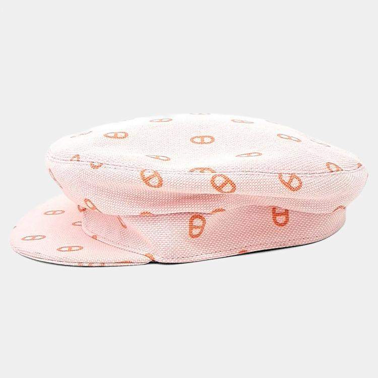 Pre Owned Hermes Pink Cotton Hat
