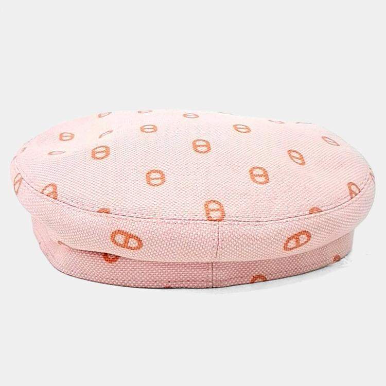 Pre Owned Hermes Pink Cotton Hat