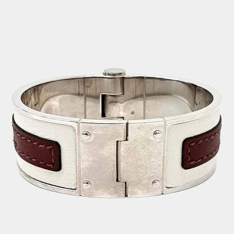 Pre Owned Hermes Metal Hinged Bracelet