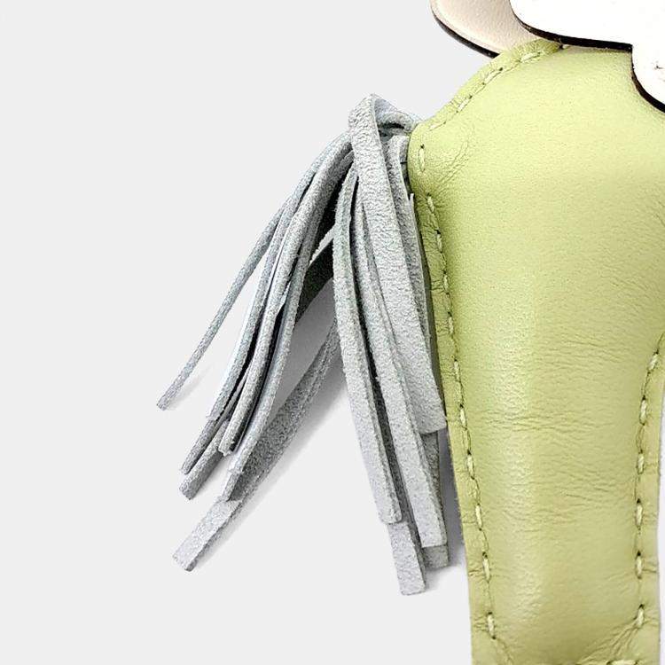 Pre Owned Hermes Green Leather Pegasus Rodeo Bag Medium