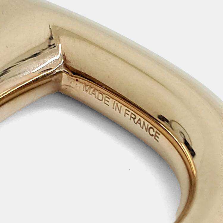 Pre Owned Hermes Metal Scarf Ring