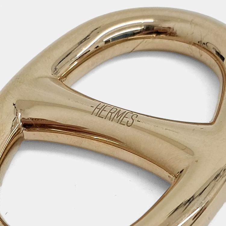 Pre Owned Hermes Metal Scarf Ring