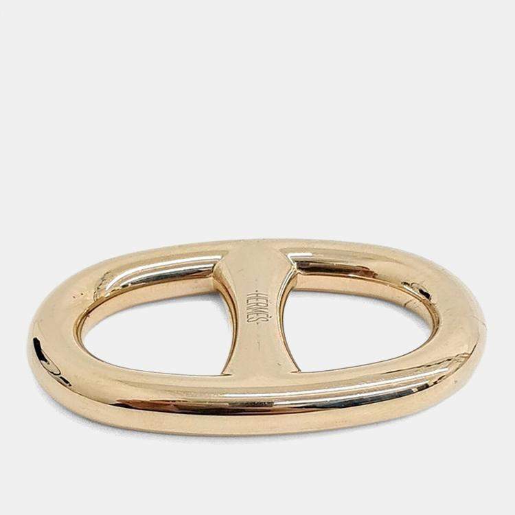 Pre Owned Hermes Metal Scarf Ring