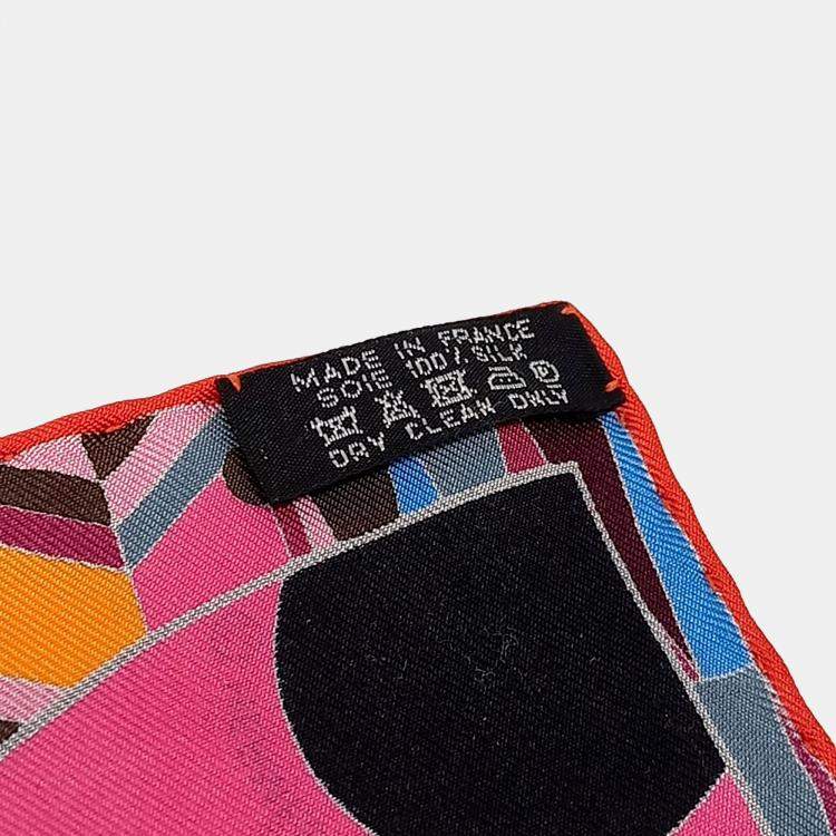 مملوكة مسبقًا Hermes Multicolor Silk Scarf