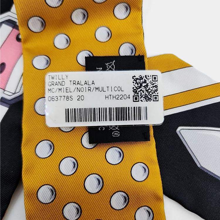 Pre Owned Hermes Silk Multicolor Twilly Scarf