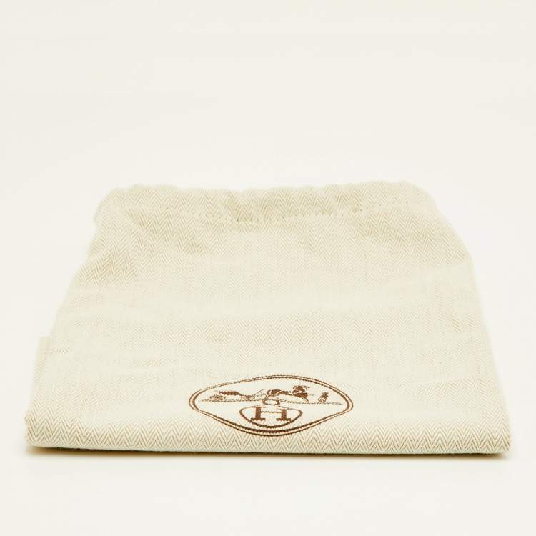 Pre Owned Hermes Pink Qu' Importe Le Flacon Silk Pleated Scarf