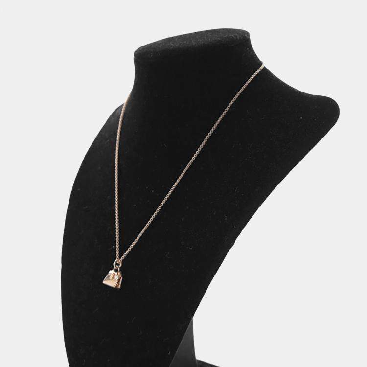 Pre Owned Hermes 18K Rose Gold Amulettes Kelly Pendant