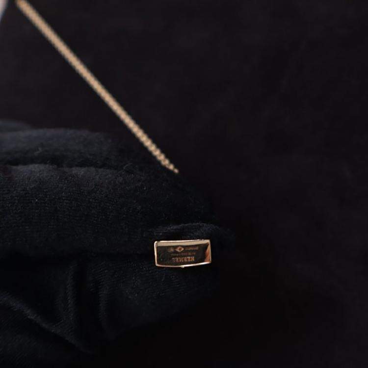 Pre Owned Hermes 18K Rose Gold Amulettes Kelly Pendant