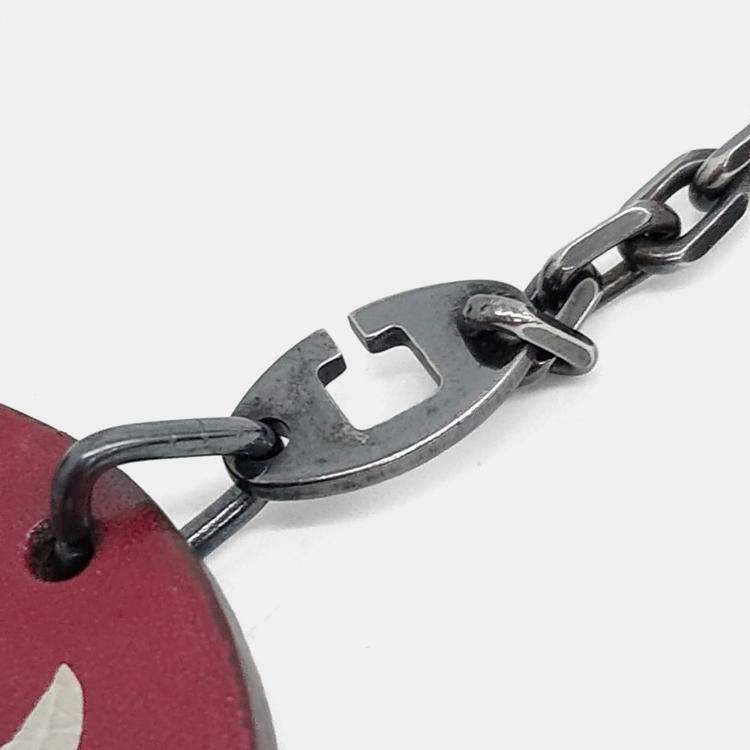 Pre Owned Hermes Silver Chain Bull Bag Charm