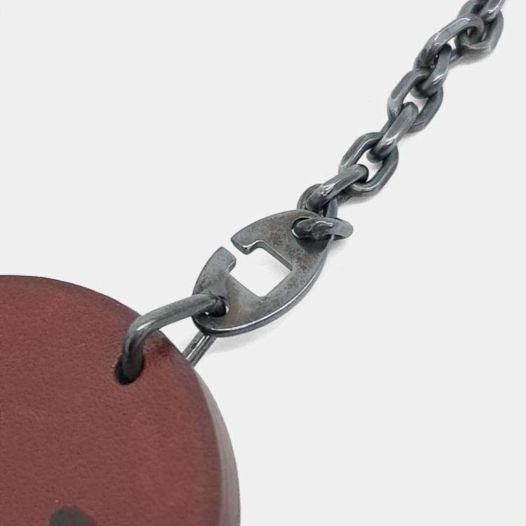 مملوكة مسبقًا Hermes Silver Chain Puppy Bag