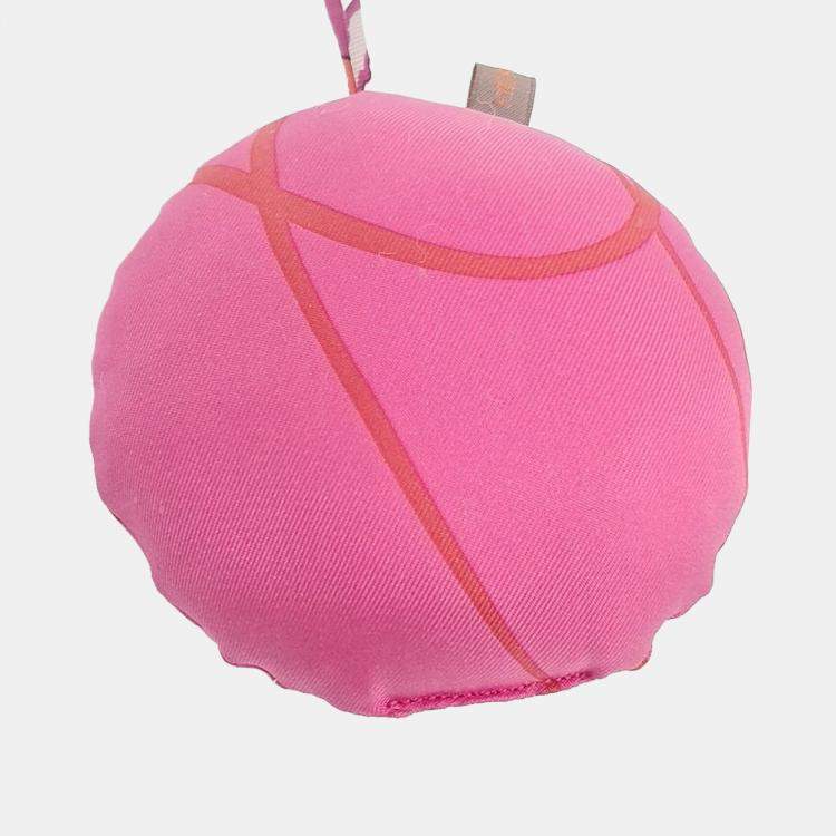 Pre Owned Hermes Petit Hache Silk Bag Charm