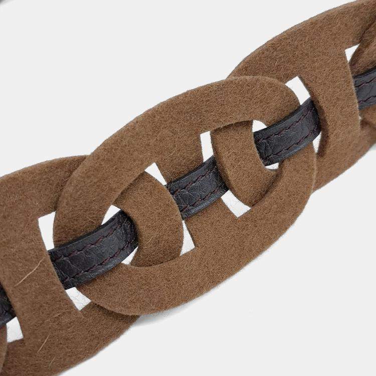 Pre Owned Hermes Leather Belt PM