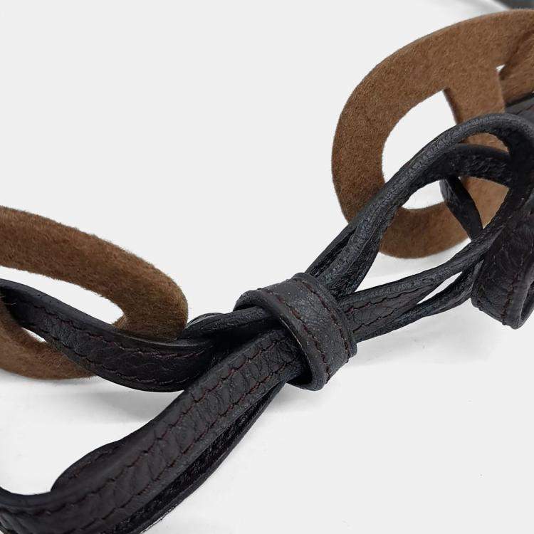 Pre Owned Hermes Leather Belt PM