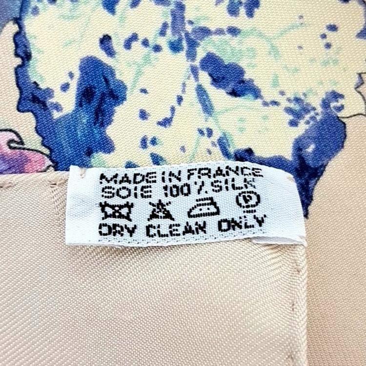 Pre Owned Hermes Multicolor Silk Petite Scarf