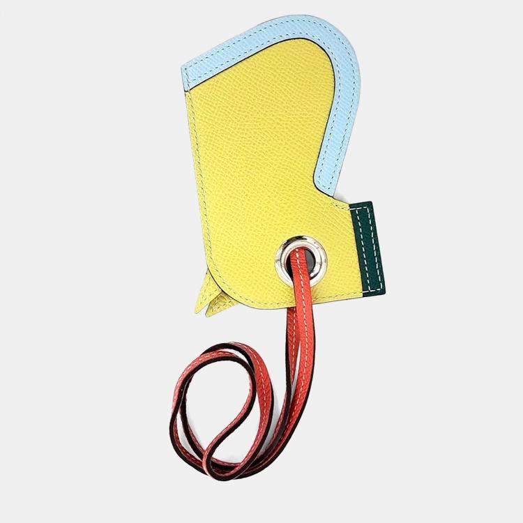 Pre Owned Hermes Multicolor Leather Camille Bag Charm