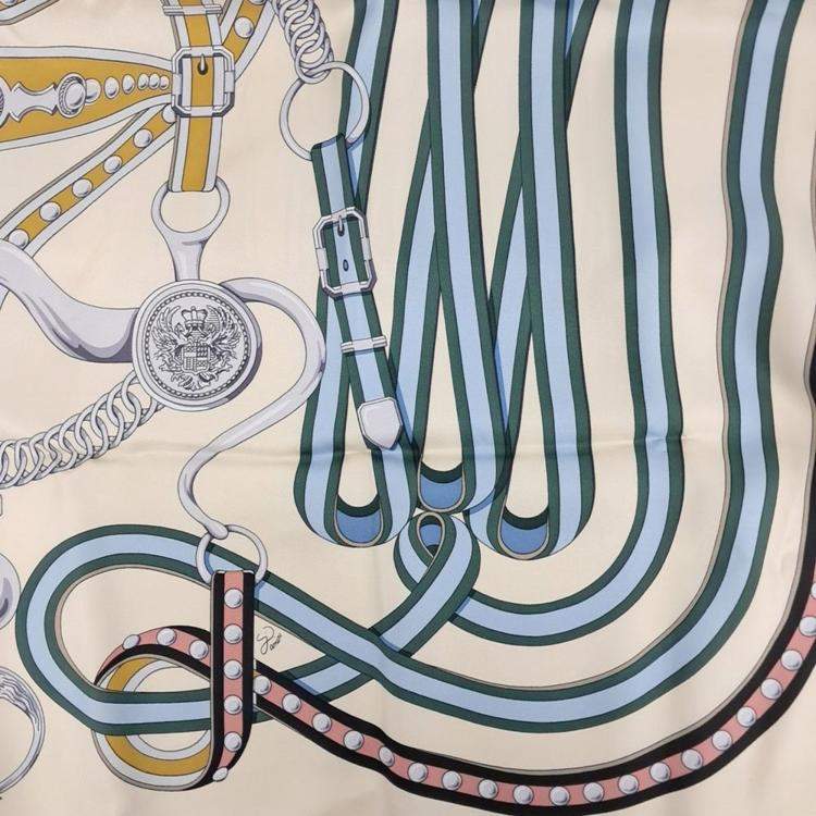 Pre Owned Hermes silk scarf