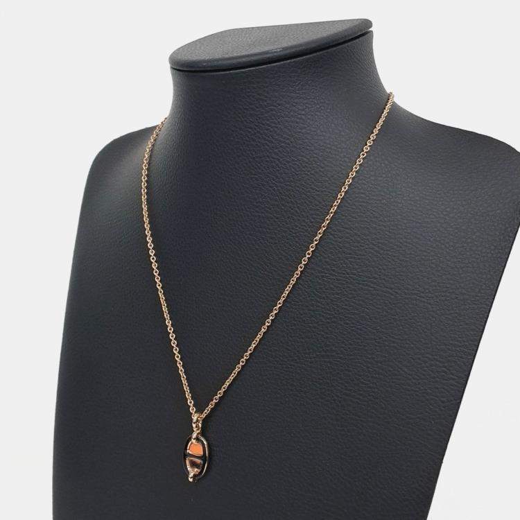 Pre Owned Hermes Mini Maillon Necklace