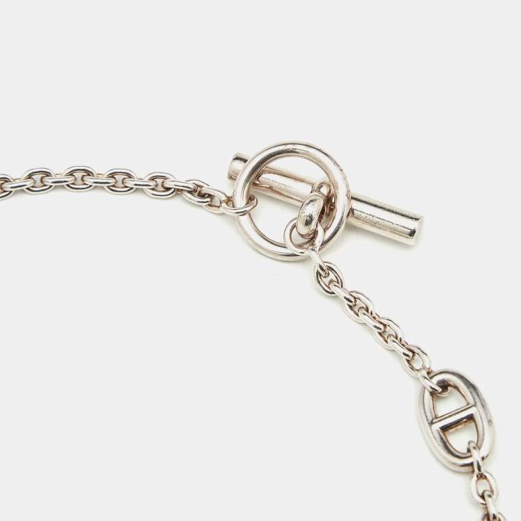 Pre Owned Hermès Farandole Sterling Silver Necklace