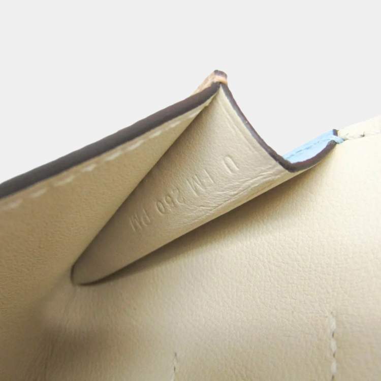 Pre Owned Hermes Kelly Pocket Belt 18  Leather Standard Belt Brown Green