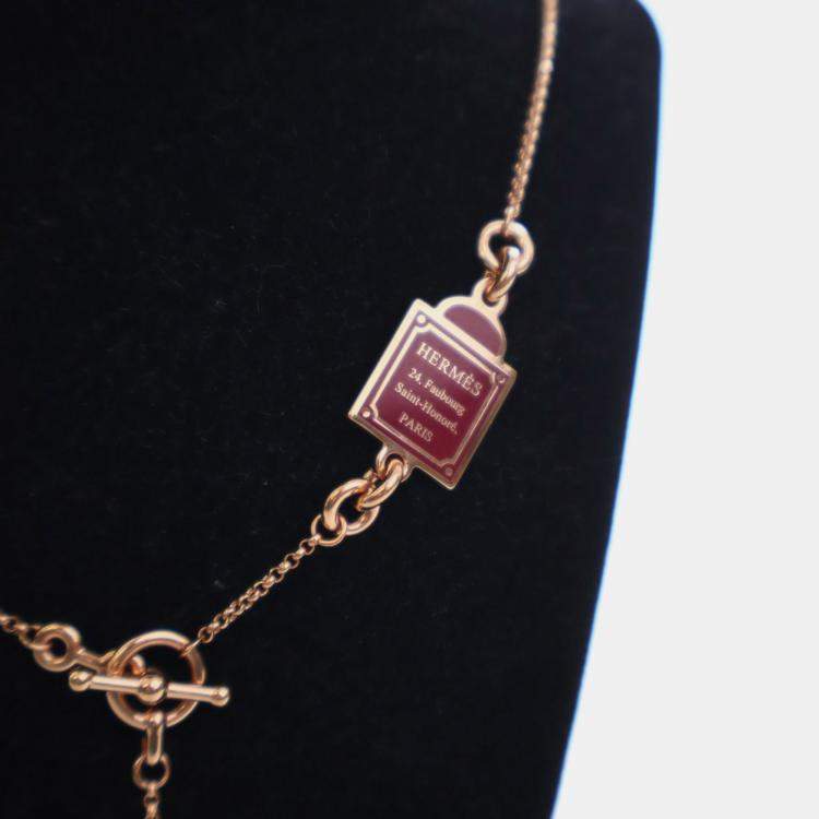 Pre Owned Hermes Cheval Necklace