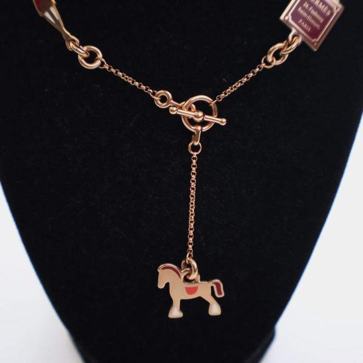 Pre Owned Hermes Cheval Necklace