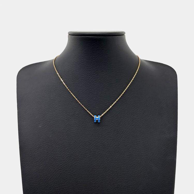 مملوكة مسبقًا Hermes Pop H Mini Necklace