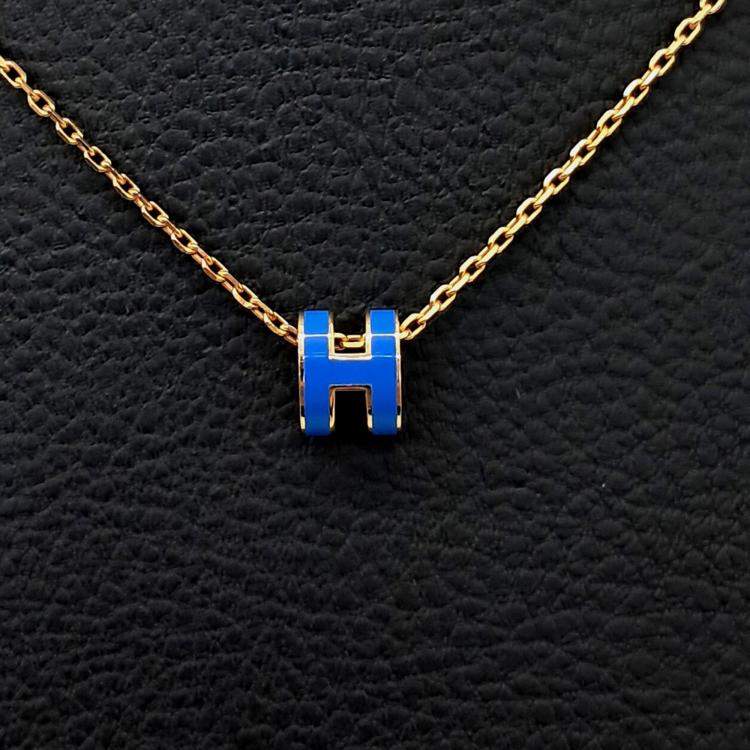 مملوكة مسبقًا Hermes Pop H Mini Necklace