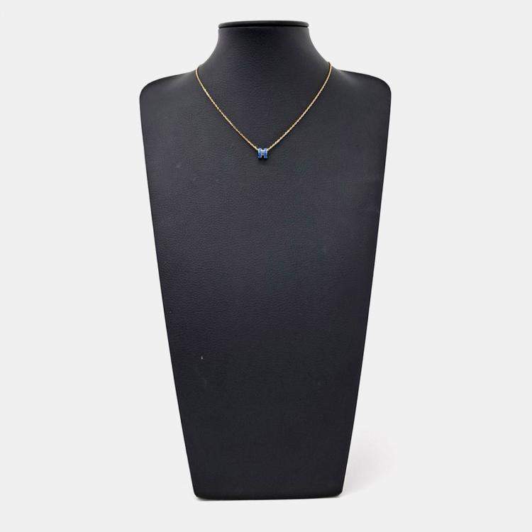 مملوكة مسبقًا Hermes Pop H Mini Necklace
